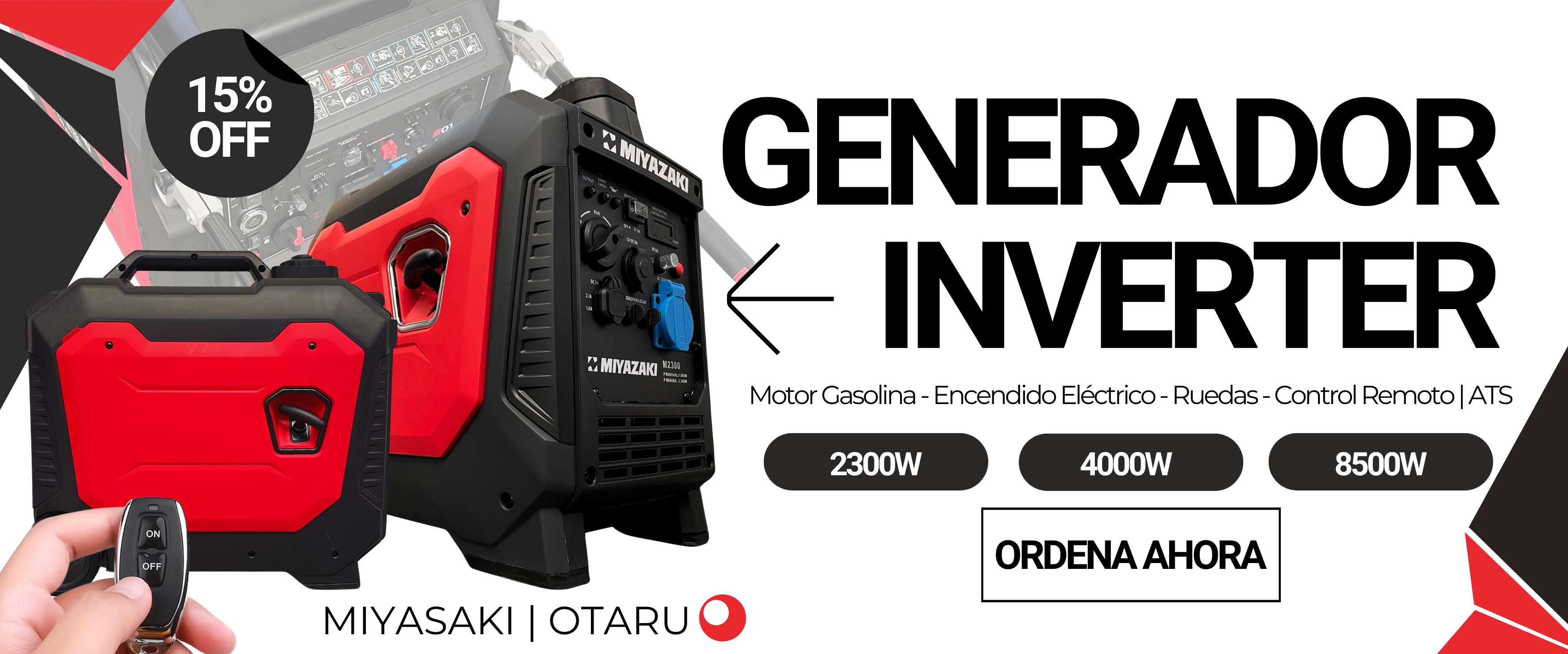 GENERADORES INVERTER GASOLINA